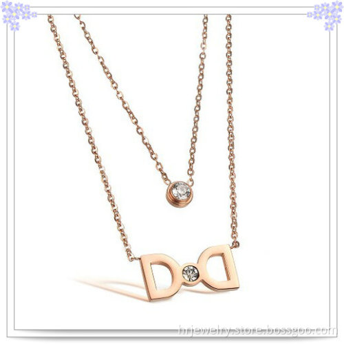 Women Fashion Stainless Steel Jewelry Necklace (HR2063)